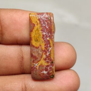 25ct Natural multi green ocean jasper cabochon 33X12X5 MM Cushion designer ocean jasper highly polished gemstone for jewelry making G6095