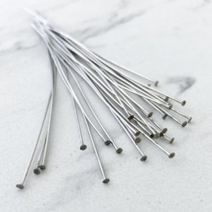 Shop Head Pins & Eye Pins! 304 Stainless Steel Head Pins 3" Long Headpins Bulk 200 or 50 Pieces Stainless Jewelry Findings Corrosion and Oxidation Resistant 0EVE1389 | Shop jewelry making and beading supplies, tools & findings for DIY jewelry making and crafts. #jewelrymaking #diyjewelry #jewelrycrafts #jewelrysupplies #beading #affiliate #ad
