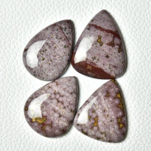 Shop Ocean Jasper Cabochons! 4 Pieces Ocean Jasper Cabochons Lot 20x30mm to 24x31mm Pear Shape Cab Natural Jasper Gemstone Cabs Smooth Gems Semi Precious Cabochon C-8664 | Natural genuine stones & crystals in various shapes & sizes. Buy raw cut, tumbled, or polished gemstones for making jewelry or crystal healing energy vibration raising reiki stones. #crystals #gemstones #crystalhealing #crystalsandgemstones #energyhealing #affiliate #ad