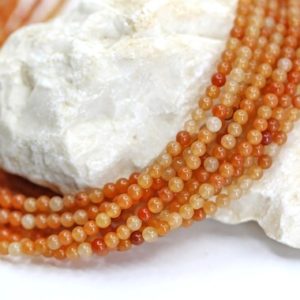 Shop Aragonite Beads! 4mm Round Aragonite Beads, 1 Full Strand 15.5" Genuine Natural Loose Round Semi Precious Stones / NSR4-17 | Natural genuine round Aragonite beads for beading and jewelry making.  #jewelry #beads #beadedjewelry #diyjewelry #jewelrymaking #beadstore #beading #affiliate #ad