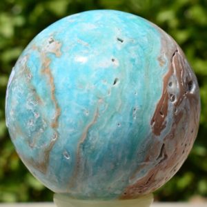Shop Aragonite Shapes! 509 Grams Beautiful Aragonite Round Sphere ~ 235 MM | Natural genuine stones & crystals in various shapes & sizes. Buy raw cut, tumbled, or polished gemstones for making jewelry or crystal healing energy vibration raising reiki stones. #crystals #gemstones #crystalhealing #crystalsandgemstones #energyhealing #affiliate #ad
