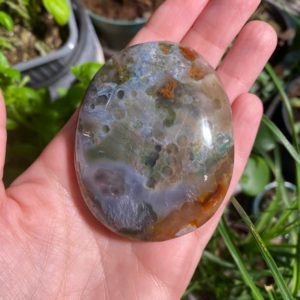 Shop Ocean Jasper Shapes! 8th Vein Ocean Jasper from Madagascar Jelly- rare material! Palmstone | Natural genuine stones & crystals in various shapes & sizes. Buy raw cut, tumbled, or polished gemstones for making jewelry or crystal healing energy vibration raising reiki stones. #crystals #gemstones #crystalhealing #crystalsandgemstones #energyhealing #affiliate #ad
