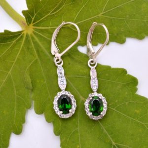 Shop Diopside Earrings! 925 Sterling Silver Chrome Diopside Earrings ~ Natural Chrome Gemstone Silver Dangle Earrings Pair ~Lever Back Hooks ~ Gift Ideas ~ 2674291 | Natural genuine Diopside earrings. Buy crystal jewelry, handmade handcrafted artisan jewelry for women.  Unique handmade gift ideas. #jewelry #beadedearrings #beadedjewelry #gift #shopping #handmadejewelry #fashion #style #product #earrings #affiliate #ad