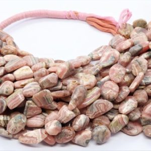 Shop Rhodochrosite Chip & Nugget Beads! AAA Natural Rhodochrosite Smooth Uneven Shape Nuggets , 7×13 – 12×16 MM Rhodochrosite Beads, 16 Inch Smooth Rhodochrosite Nuggets | Natural genuine chip Rhodochrosite beads for beading and jewelry making.  #jewelry #beads #beadedjewelry #diyjewelry #jewelrymaking #beadstore #beading #affiliate #ad