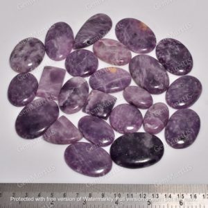 AAA Quality Lepidolite Crystals, Purple Lepidolite Cabochon, Loose Gemstone, Wholesale Bulk Gemstone, Mix Lot, Size 15mm to 45mm | Natural genuine stones & crystals in various shapes & sizes. Buy raw cut, tumbled, or polished gemstones for making jewelry or crystal healing energy vibration raising reiki stones. #crystals #gemstones #crystalhealing #crystalsandgemstones #energyhealing #affiliate #ad