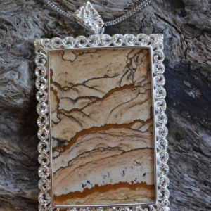 African Queen Picture Jasper Pendant | Natural genuine Picture Jasper pendants. Buy crystal jewelry, handmade handcrafted artisan jewelry for women.  Unique handmade gift ideas. #jewelry #beadedpendants #beadedjewelry #gift #shopping #handmadejewelry #fashion #style #product #pendants #affiliate #ad