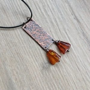 Shop Amber Necklaces! Amber necklace boho hammered jewelry amber copper pendant etsy gifts handmade jewelry | Natural genuine Amber necklaces. Buy crystal jewelry, handmade handcrafted artisan jewelry for women.  Unique handmade gift ideas. #jewelry #beadednecklaces #beadedjewelry #gift #shopping #handmadejewelry #fashion #style #product #necklaces #affiliate #ad