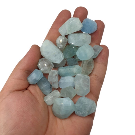 Aquamarine Stone-aquamarine Tumbles-energetic Stones-healing Stones-crystal Stones-tumble Crystals-aquamarine Sky Blue Tumbles,tumbles
