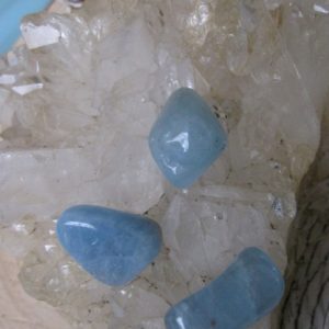 Shop Tumbled Aquamarine Crystals & Pocket Stones! Aquamarine Tumbled Stone Blue, Blue Aquamarine, Aquamarijn Trommelsteen, Aquamarin Trommelsteine, Aquamarine Stone, Small Aquamarine Tumbled | Natural genuine stones & crystals in various shapes & sizes. Buy raw cut, tumbled, or polished gemstones for making jewelry or crystal healing energy vibration raising reiki stones. #crystals #gemstones #crystalhealing #crystalsandgemstones #energyhealing #affiliate #ad