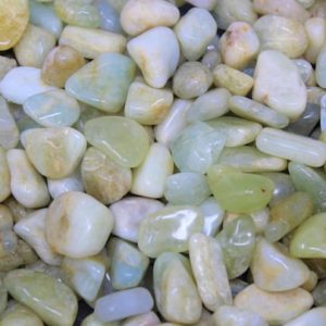 Aquamarine Tumbled Stones, SMALL: Choose Ounces or lb Bulk Wholesale Lots (Premium Quality 'A' Grade) | Natural genuine stones & crystals in various shapes & sizes. Buy raw cut, tumbled, or polished gemstones for making jewelry or crystal healing energy vibration raising reiki stones. #crystals #gemstones #crystalhealing #crystalsandgemstones #energyhealing #affiliate #ad