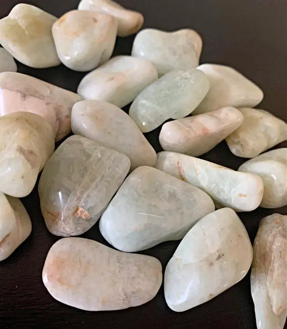 Aquamarine Tumbled Stones, Tumbles, Natural Crystals And Stones, Healing Crystal, Ocean Crystals