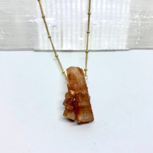 Shop Aragonite Jewelry! Aragonite necklace, geometric gemstone necklace,  grounding necklace, neutral gemstone necklace, aragonite gemstone necklace, rough gemstone | Natural genuine Aragonite jewelry. Buy crystal jewelry, handmade handcrafted artisan jewelry for women.  Unique handmade gift ideas. #jewelry #beadedjewelry #beadedjewelry #gift #shopping #handmadejewelry #fashion #style #product #jewelry #affiliate #ad