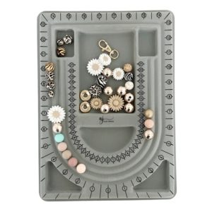 Shop Beading Boards & Trays! Beading Board Tray , Crafting Tool Craft Supplies , Velvet Flock Bead Holder , Necklace Form Tray for DIY Beaded Keychains Lanyards | Shop jewelry making and beading supplies, tools & findings for DIY jewelry making and crafts. #jewelrymaking #diyjewelry #jewelrycrafts #jewelrysupplies #beading #affiliate #ad