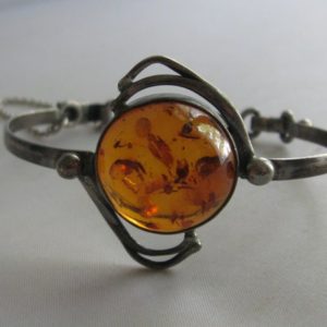 Shop Amber Bracelets! Beautiful amber bracelet made of sterling silver (925 Ag). VINTAGE | Natural genuine Amber bracelets. Buy crystal jewelry, handmade handcrafted artisan jewelry for women.  Unique handmade gift ideas. #jewelry #beadedbracelets #beadedjewelry #gift #shopping #handmadejewelry #fashion #style #product #bracelets #affiliate #ad