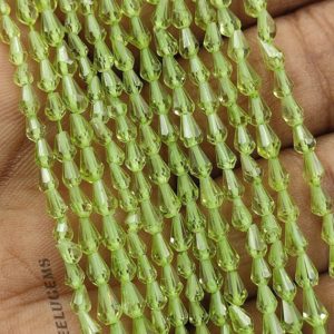 Shop Peridot Bead Shapes! Beautiful Natural Peridot Faceted Teardrops Shape Gemstone Beads Strand | Peridot Teardrops Beads | Peridot Faceted Drops Beads | Teardrops | Natural genuine other-shape Peridot beads for beading and jewelry making.  #jewelry #beads #beadedjewelry #diyjewelry #jewelrymaking #beadstore #beading #affiliate #ad