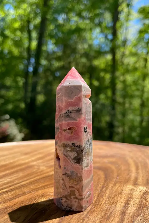 Beautiful Rhodochrosite Point *unconditional Love *relaxation *self-worth *compassion *healing