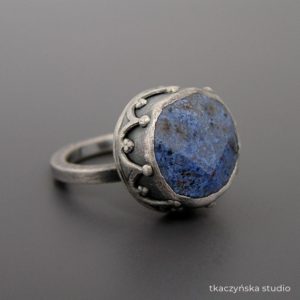 Shop Dumortierite Jewelry! Big Statement Dumortierite Ring, Queen Huge Dumortierite Ring, Raw Royal Blue Gem Ring, Large Royal Crown Raw Ring, Byzantine Princess Ring | Natural genuine Dumortierite jewelry. Buy crystal jewelry, handmade handcrafted artisan jewelry for women.  Unique handmade gift ideas. #jewelry #beadedjewelry #beadedjewelry #gift #shopping #handmadejewelry #fashion #style #product #jewelry #affiliate #ad