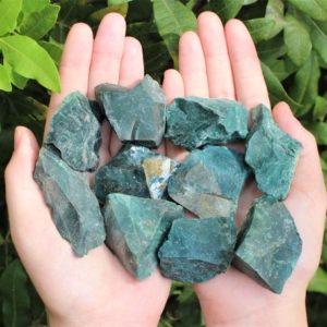 Bloodstone Rough Natural Stones: Choose How Many Pieces (Premium Quality 'A' Grade) | Natural genuine stones & crystals in various shapes & sizes. Buy raw cut, tumbled, or polished gemstones for making jewelry or crystal healing energy vibration raising reiki stones. #crystals #gemstones #crystalhealing #crystalsandgemstones #energyhealing #affiliate #ad