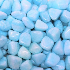 Blue Aragonite Tumbled Stones: Choose Ounces or lb Bulk Wholesale Lots (Premium Quality 'A' Grade) | Natural genuine stones & crystals in various shapes & sizes. Buy raw cut, tumbled, or polished gemstones for making jewelry or crystal healing energy vibration raising reiki stones. #crystals #gemstones #crystalhealing #crystalsandgemstones #energyhealing #affiliate #ad