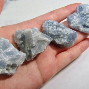 Shop Raw & Rough Blue Calcite Stones! Blue Calcite Raw Chunk – Rough Blue Calcite Stone Piece – Natural Blue Calcite Crystal Raw Specimen | Natural genuine stones & crystals in various shapes & sizes. Buy raw cut, tumbled, or polished gemstones for making jewelry or crystal healing energy vibration raising reiki stones. #crystals #gemstones #crystalhealing #crystalsandgemstones #energyhealing #affiliate #ad