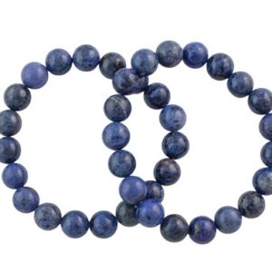 Shop Dumortierite Jewelry! Blue Dumortierite Bracelet Smooth Round Size 6mm and 8mm Handmade In USA Natural Gemstone Crystal Bracelets – Handmade Jewelry – approx. 7" | Natural genuine Dumortierite jewelry. Buy crystal jewelry, handmade handcrafted artisan jewelry for women.  Unique handmade gift ideas. #jewelry #beadedjewelry #beadedjewelry #gift #shopping #handmadejewelry #fashion #style #product #jewelry #affiliate #ad