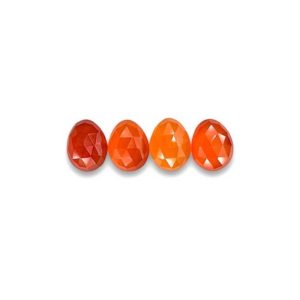 Shop Carnelian Cabochons! Red Carnelian Cabochons Rose Cut – 8.5 to 9 mm – Choose a set of 4 or 2 | Natural genuine stones & crystals in various shapes & sizes. Buy raw cut, tumbled, or polished gemstones for making jewelry or crystal healing energy vibration raising reiki stones. #crystals #gemstones #crystalhealing #crystalsandgemstones #energyhealing #affiliate #ad