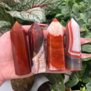 Shop Carnelian Points & Wands! Carnelian Tower Point Obelisk (Qty: 1) (Lot 13) | Natural genuine stones & crystals in various shapes & sizes. Buy raw cut, tumbled, or polished gemstones for making jewelry or crystal healing energy vibration raising reiki stones. #crystals #gemstones #crystalhealing #crystalsandgemstones #energyhealing #affiliate #ad