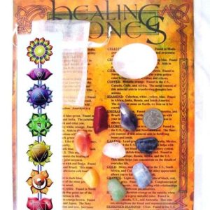 Chakra + Quartz natural stone healing kit + chart & selenite palm stone 3700P | Shop jewelry making and beading supplies, tools & findings for DIY jewelry making and crafts. #jewelrymaking #diyjewelry #jewelrycrafts #jewelrysupplies #beading #affiliate #ad