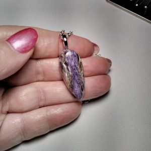 Shop Charoite Necklaces! CHAROITE NECKLACE | Natural genuine Charoite necklaces. Buy crystal jewelry, handmade handcrafted artisan jewelry for women.  Unique handmade gift ideas. #jewelry #beadednecklaces #beadedjewelry #gift #shopping #handmadejewelry #fashion #style #product #necklaces #affiliate #ad