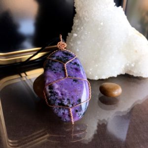 Shop Charoite Necklaces! Charoite Necklace, Charoite Jewelry, Charoite Gifts | Natural genuine Charoite necklaces. Buy crystal jewelry, handmade handcrafted artisan jewelry for women.  Unique handmade gift ideas. #jewelry #beadednecklaces #beadedjewelry #gift #shopping #handmadejewelry #fashion #style #product #necklaces #affiliate #ad
