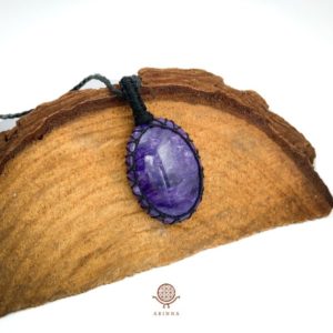 Shop Charoite Jewelry! Charoite Pendant – macrame charoite necklace – purple crystal necklace – unique crystal necklace – macrame pendant light – | Natural genuine Charoite jewelry. Buy crystal jewelry, handmade handcrafted artisan jewelry for women.  Unique handmade gift ideas. #jewelry #beadedjewelry #beadedjewelry #gift #shopping #handmadejewelry #fashion #style #product #jewelry #affiliate #ad