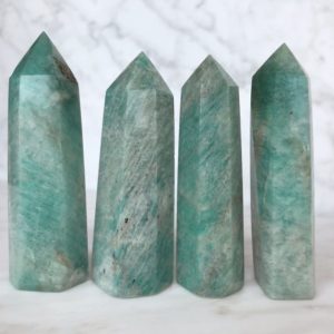 Shop Amazonite Points & Wands! Choose your Amazonite * 9- 1 0 CM * 95 – 135 GRAM .  positive energy . natural stone . Natural Amazonite. Crystal point Tower | Natural genuine stones & crystals in various shapes & sizes. Buy raw cut, tumbled, or polished gemstones for making jewelry or crystal healing energy vibration raising reiki stones. #crystals #gemstones #crystalhealing #crystalsandgemstones #energyhealing #affiliate #ad