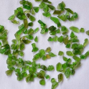Chrome Diopside Raw Gemstone, 3mm To 7mm Stone Size, Chrome Diopside Gemstone, Green Chrome Diopside Rough Gemstone, Gemstone For Jewelry | Natural genuine stones & crystals in various shapes & sizes. Buy raw cut, tumbled, or polished gemstones for making jewelry or crystal healing energy vibration raising reiki stones. #crystals #gemstones #crystalhealing #crystalsandgemstones #energyhealing #affiliate #ad