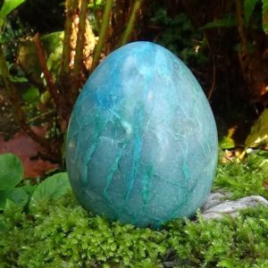 Shop Chrysocolla Shapes! Chrysocolla Egg with Gem Silica from Peru | Natural genuine stones & crystals in various shapes & sizes. Buy raw cut, tumbled, or polished gemstones for making jewelry or crystal healing energy vibration raising reiki stones. #crystals #gemstones #crystalhealing #crystalsandgemstones #energyhealing #affiliate #ad