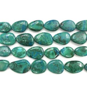 Shop Chrysocolla Chip & Nugget Beads! Chrysocolla Free Form Strand 16 inches | Natural genuine chip Chrysocolla beads for beading and jewelry making.  #jewelry #beads #beadedjewelry #diyjewelry #jewelrymaking #beadstore #beading #affiliate #ad