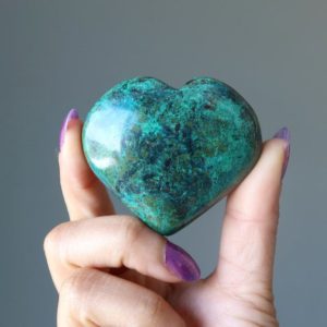 Shop Chrysocolla Shapes! Chrysocolla Heart Forget Me Not Forever Love Blue Healing Stone | Natural genuine stones & crystals in various shapes & sizes. Buy raw cut, tumbled, or polished gemstones for making jewelry or crystal healing energy vibration raising reiki stones. #crystals #gemstones #crystalhealing #crystalsandgemstones #energyhealing #affiliate #ad
