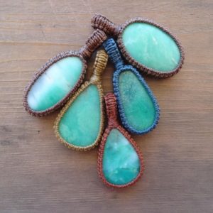 Shop Chrysoprase Pendants! Chrysoprase Pendant Necklace, green stone necklace, Chrysoprase necklace pendant, macrame stone pendant, gemstone pendants | Natural genuine Chrysoprase pendants. Buy crystal jewelry, handmade handcrafted artisan jewelry for women.  Unique handmade gift ideas. #jewelry #beadedpendants #beadedjewelry #gift #shopping #handmadejewelry #fashion #style #product #pendants #affiliate #ad