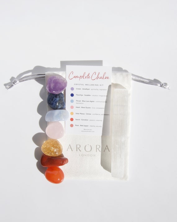Chakra Crystal Wellbeing Kit: Healing Stones Gift Set