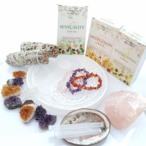 Shop Crystal Healing Kits! Crystal kit and smudge set  gift/ crystal pack ,crystal white sage gift set / gemstone gift set / crystal healing set / selenite dish | Shop jewelry making and beading supplies, tools & findings for DIY jewelry making and crafts. #jewelrymaking #diyjewelry #jewelrycrafts #jewelrysupplies #beading #affiliate #ad