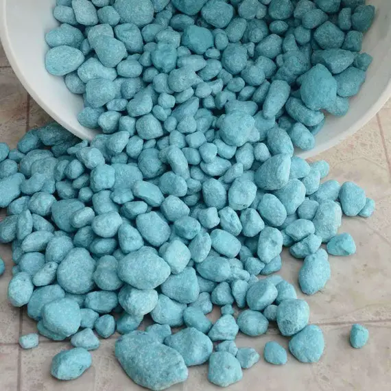 Cultured Blue Turquoise Rough Nuggets 1 Pound Lot - Indian Jewelry Supplies