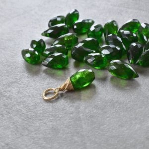 Shop Diopside Jewelry! Dark Green Chrome Diopside Pendant – Silver or 14K Gold Small Pendant – Wire Wrapped Jewelry Handmade – Healing Crystal Stone – JustDangles | Natural genuine Diopside jewelry. Buy crystal jewelry, handmade handcrafted artisan jewelry for women.  Unique handmade gift ideas. #jewelry #beadedjewelry #beadedjewelry #gift #shopping #handmadejewelry #fashion #style #product #jewelry #affiliate #ad