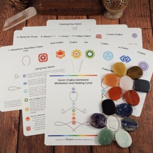 Shop Crystal Healing Kits! Deluxe Chakra Stone Boxed Set, Chakra Cards + 14 Stones, Chakra Balancing & Meditation Kit, Beginner Instruction, Crystal Energy Education | Shop jewelry making and beading supplies, tools & findings for DIY jewelry making and crafts. #jewelrymaking #diyjewelry #jewelrycrafts #jewelrysupplies #beading #affiliate #ad