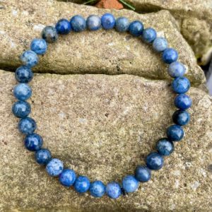 Shop Dumortierite Bracelets! Dumortierite bracelet crystal healing natural stone stacking stretchy jewellery | Natural genuine Dumortierite bracelets. Buy crystal jewelry, handmade handcrafted artisan jewelry for women.  Unique handmade gift ideas. #jewelry #beadedbracelets #beadedjewelry #gift #shopping #handmadejewelry #fashion #style #product #bracelets #affiliate #ad