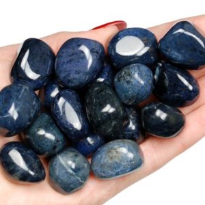 Dumortierite Tumbled Stone, Dumortierite, Tumbled Stones, Stones, Crystals, Rocks, Gifts, Gemstones, Gems, Zodiac Crystals, Healing Crystals | Natural genuine stones & crystals in various shapes & sizes. Buy raw cut, tumbled, or polished gemstones for making jewelry or crystal healing energy vibration raising reiki stones. #crystals #gemstones #crystalhealing #crystalsandgemstones #energyhealing #affiliate #ad