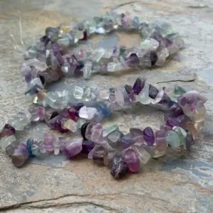 Shop Fluorite Chip & Nugget Beads! Fluorite Chip Beads, 5 to 10mm approximately, 30 inch strand | Natural genuine chip Fluorite beads for beading and jewelry making.  #jewelry #beads #beadedjewelry #diyjewelry #jewelrymaking #beadstore #beading #affiliate #ad
