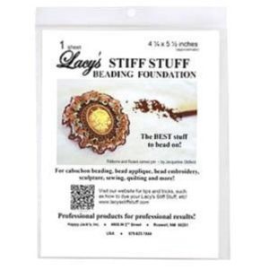 Genuine Lacy's Stiff Stuff 4.25" x 5.5" (1 sheet) Bead Embroidery Foundation, DIY Jewelry Beading Supply |  #affiliate