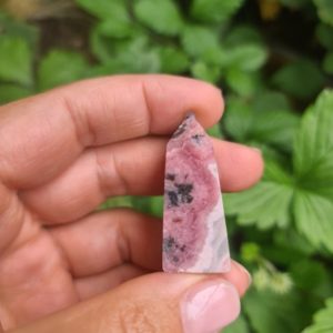 Shop Rhodochrosite Points & Wands! Genuine rhodochrosite point, rhodochrosite tower from Argentina | Natural genuine stones & crystals in various shapes & sizes. Buy raw cut, tumbled, or polished gemstones for making jewelry or crystal healing energy vibration raising reiki stones. #crystals #gemstones #crystalhealing #crystalsandgemstones #energyhealing #affiliate #ad