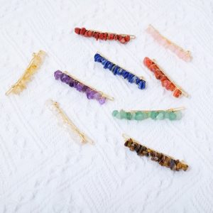 Shop Gemstone Hair Clips, Pins & Crystal Combs! Hair Bobby Pin Natural Crystal Hair Pin Clip Wedding Hair Flower Girl Bridesmaids Prom Homecoming | Natural genuine Gemstone jewelry. Buy handcrafted artisan wedding jewelry.  Unique handmade bridal jewelry gift ideas. #jewelry #beadedjewelry #gift #crystaljewelry #shopping #handmadejewelry #wedding #bridal #jewelry #affiliate #ad