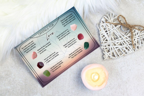 Healing Crystals For Love | Printable Card Lists 6 Stones That Bring Love, Compassion, And Forgiveness Along With The Crystal Meanings