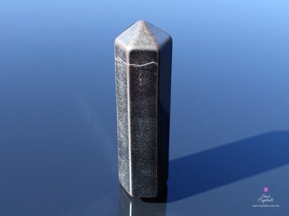 Hematite - Generator - Hematite Crystal - Hematite Stone - Hematite Tower - Hematite Wand - Root Chakra Crystal - Grounding Stone
